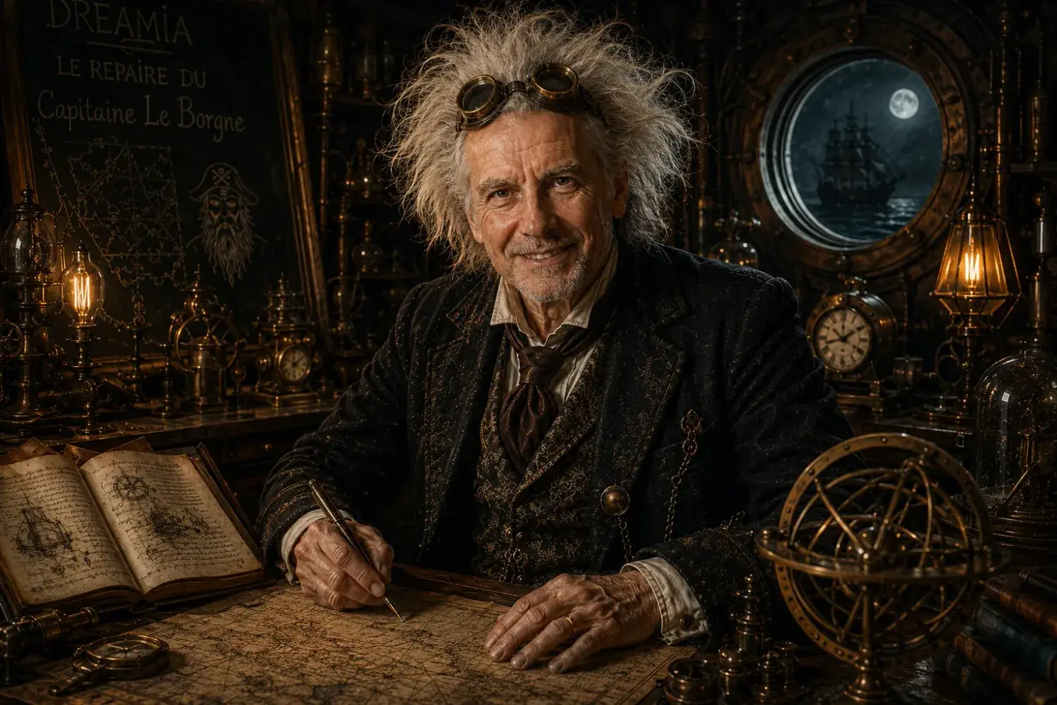 Le Professeur Archibald Solarius — fondateur de l'Institut Solarius