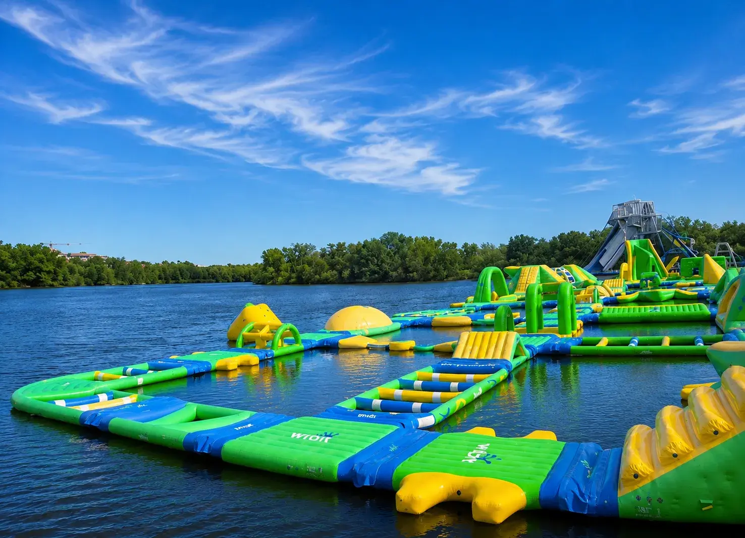 Lac de la Gaudrade : Waterworld