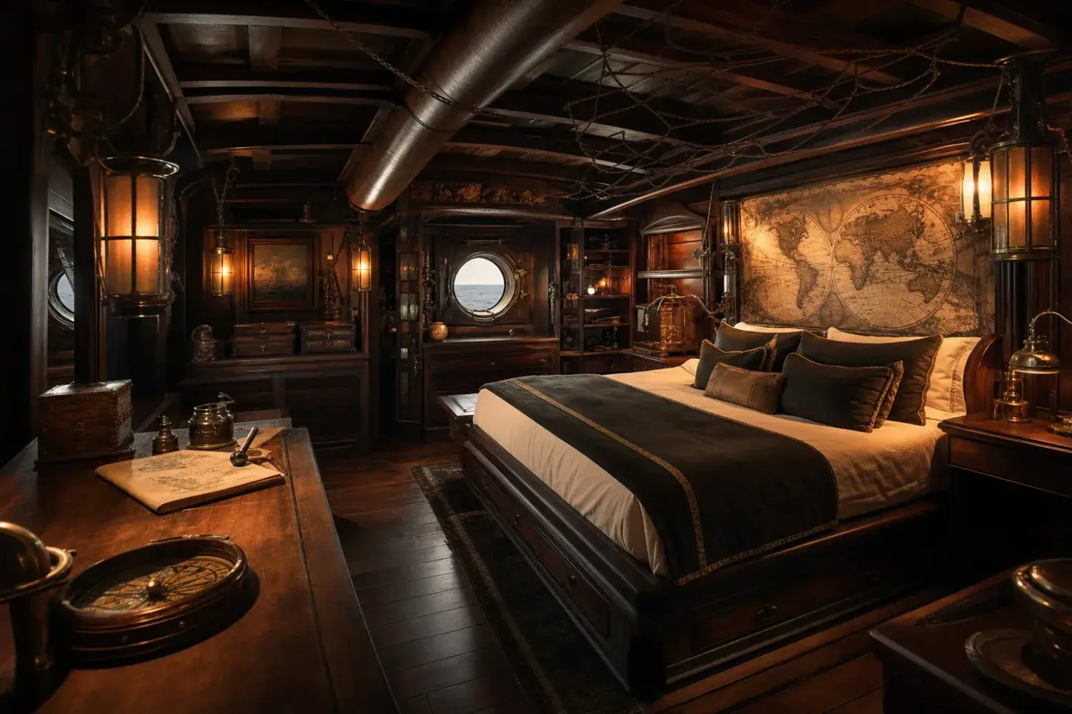 La Cabine du Pirate — logement immersif aventure nautique DREAMIA