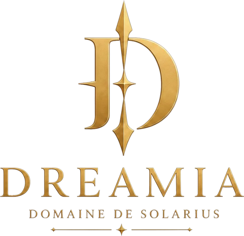 DREAMIA — Le Domaine de Solarius, logo vertical